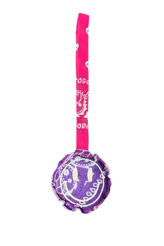 SMILEY keycharm lila