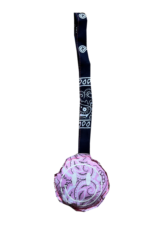 SMILEY keycharm burgundy