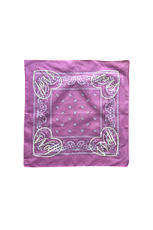 Bandana LOVE soft pink