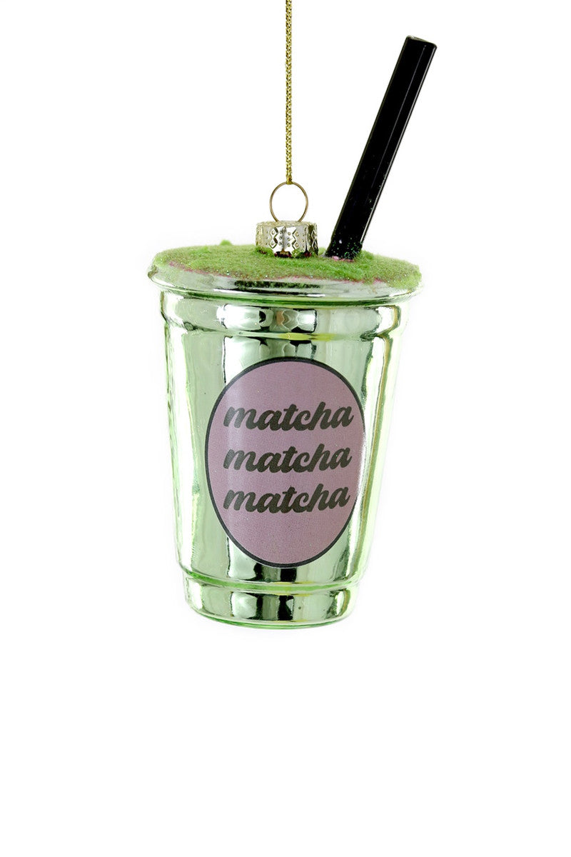 Tree Ornament Iced Matcha