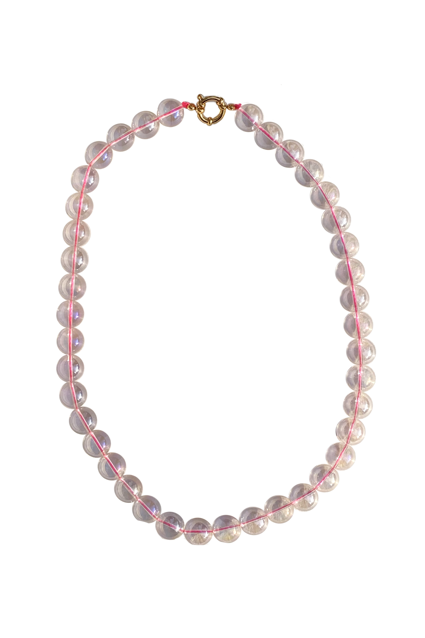 WW Crystal Pink Necklace loop