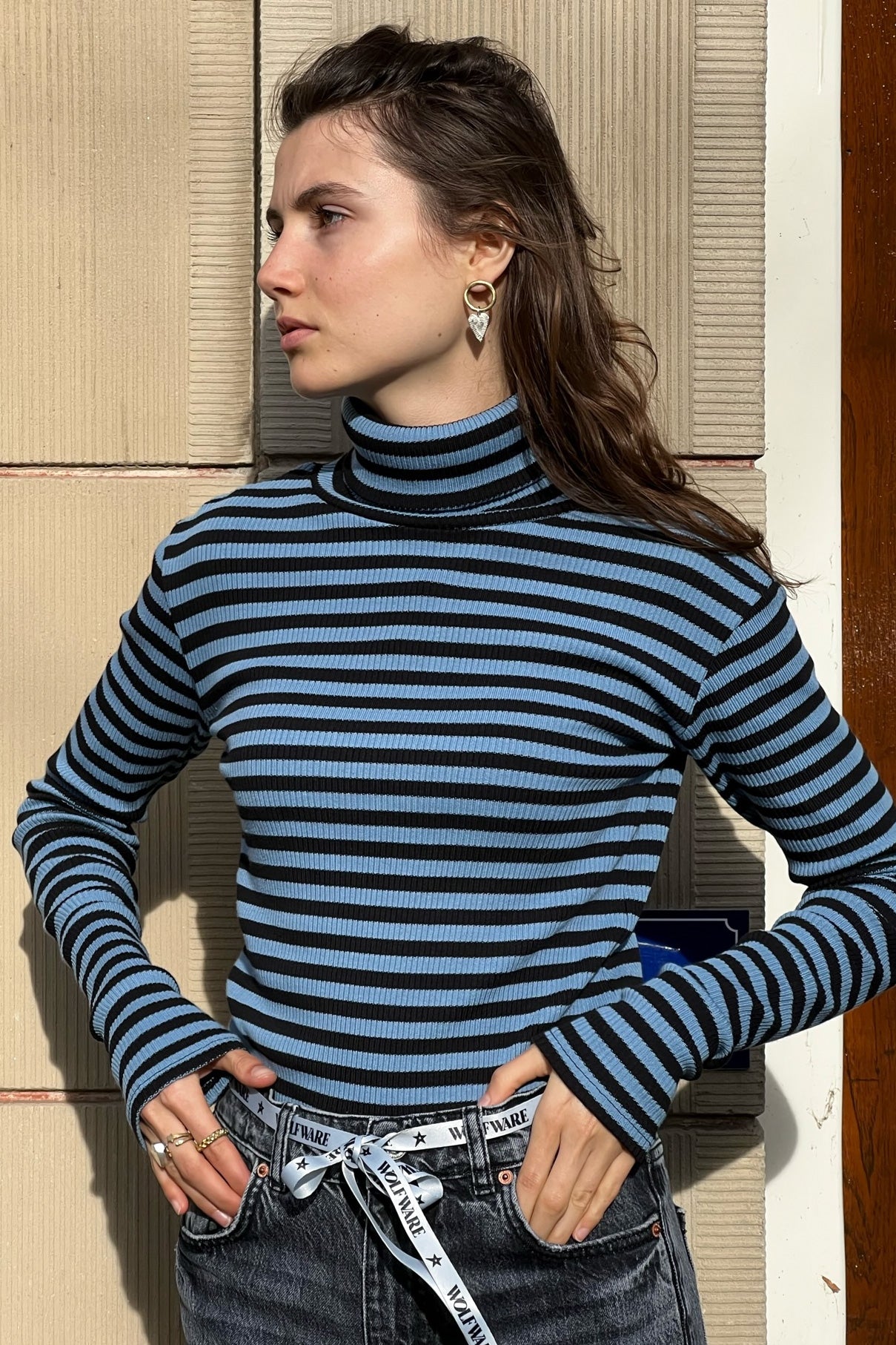 Parker Turtleneck Blue