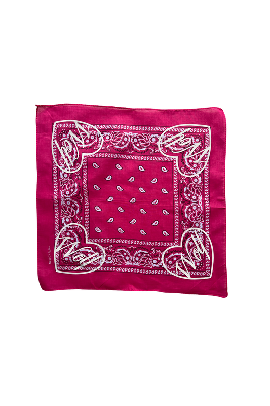 Bandana LOVE soft fuchsia