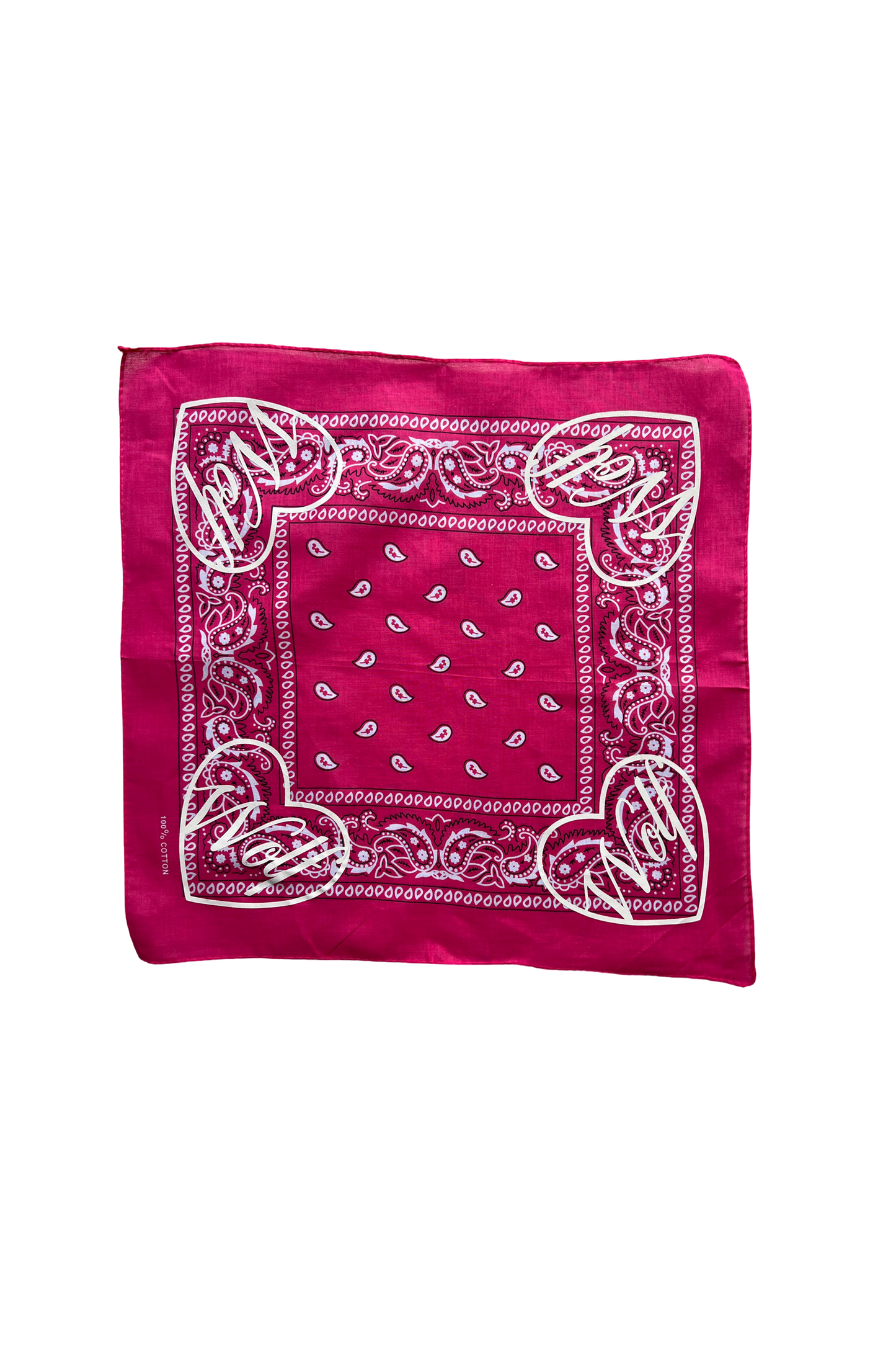 Bandana LOVE soft fuchsia