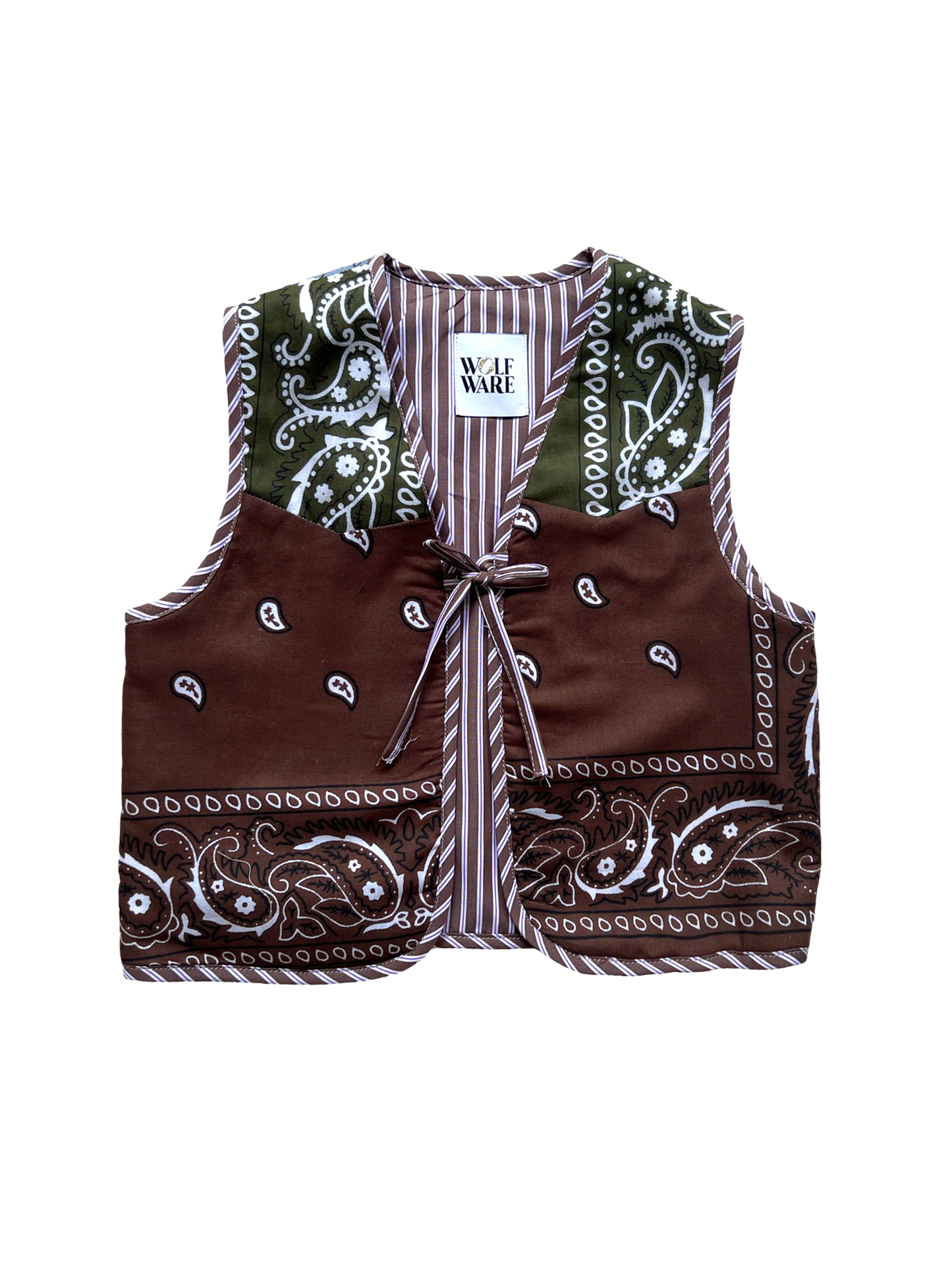 Bibi Bandana Gilet Brown