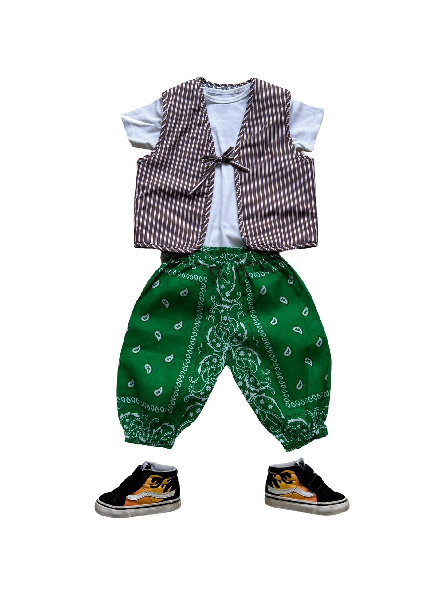 Bobi Bandana Pants Green