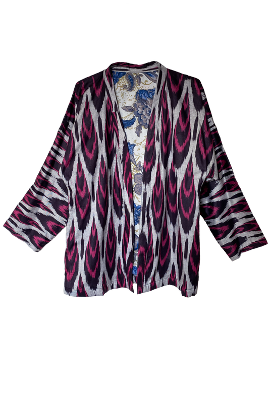 Ikat Jacket Purple