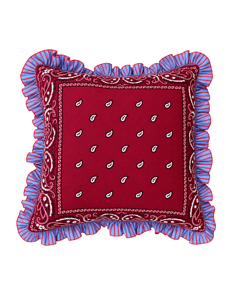 Bandana Cushion Brown
