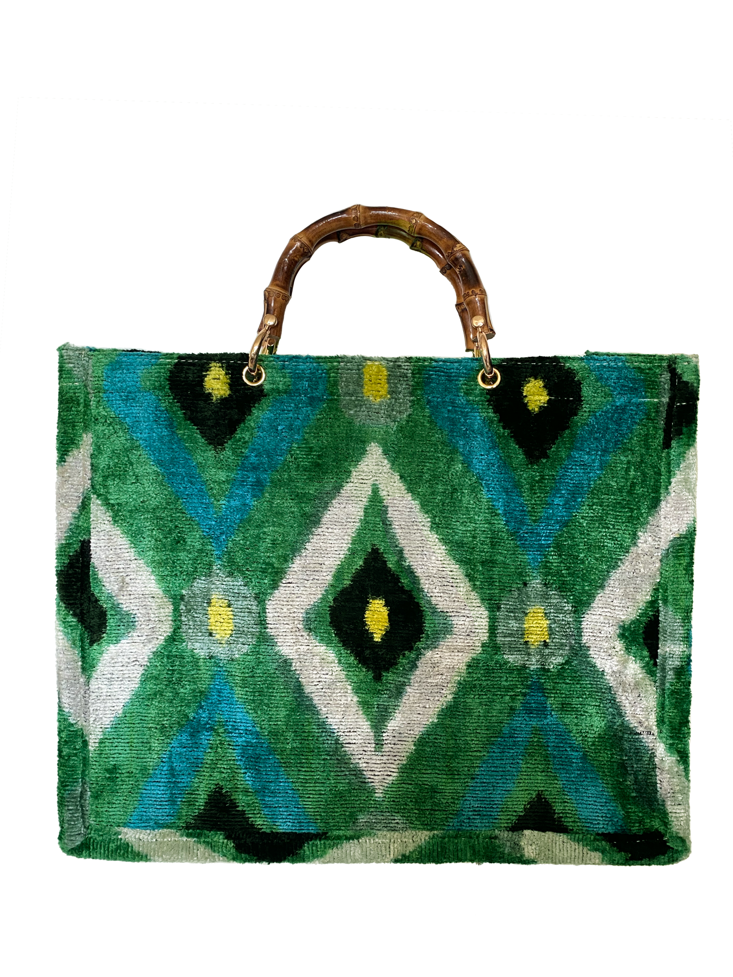 Tote Velvet Green