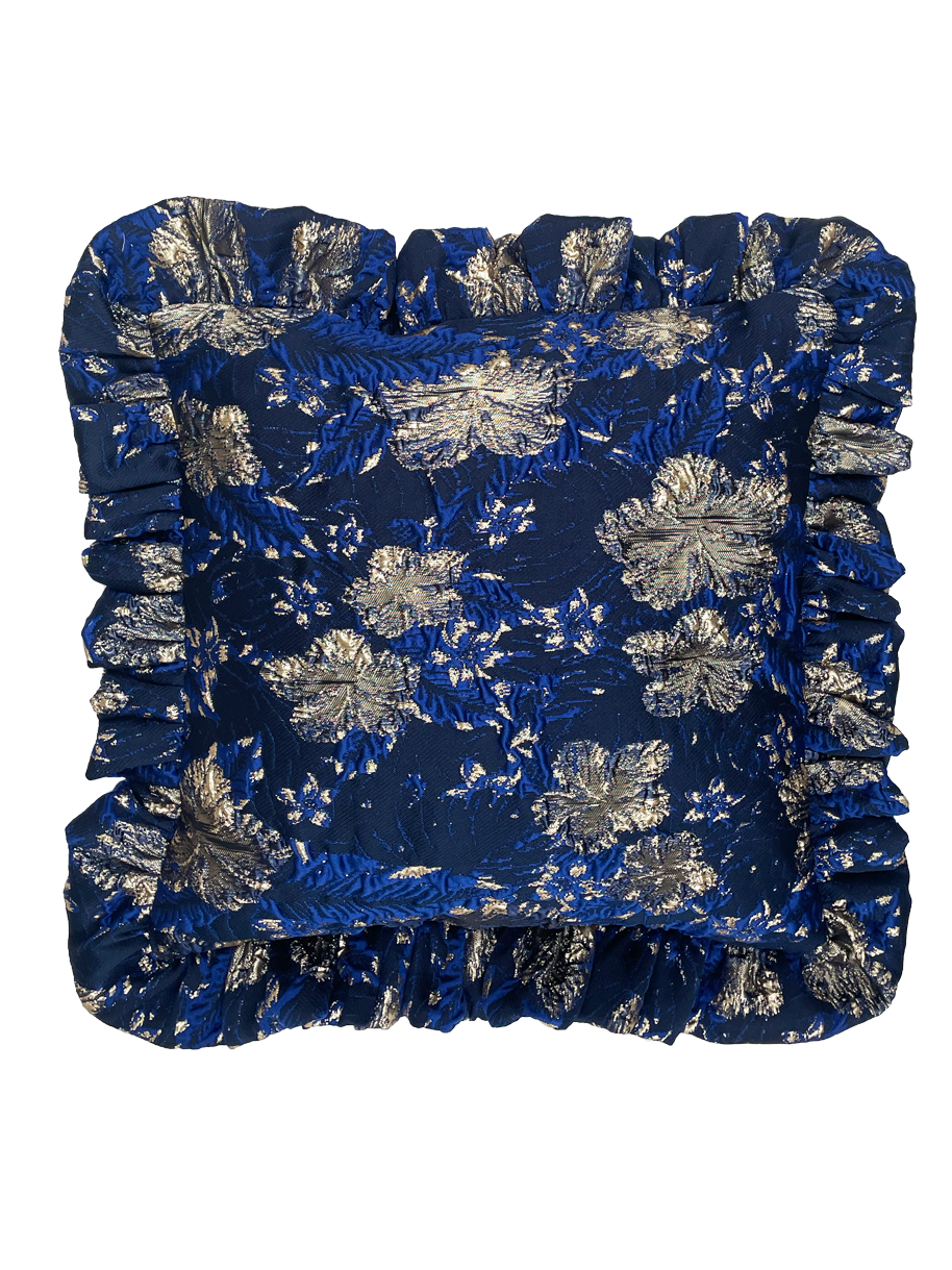 Cushion Blue Flower M