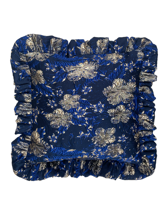 Cushion Blue Flower M