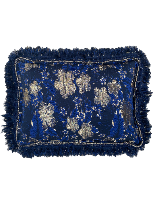 Cushion Blue Flower L