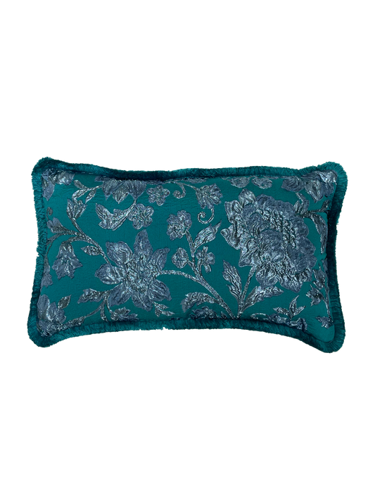 Cushion Turquoise Flower S